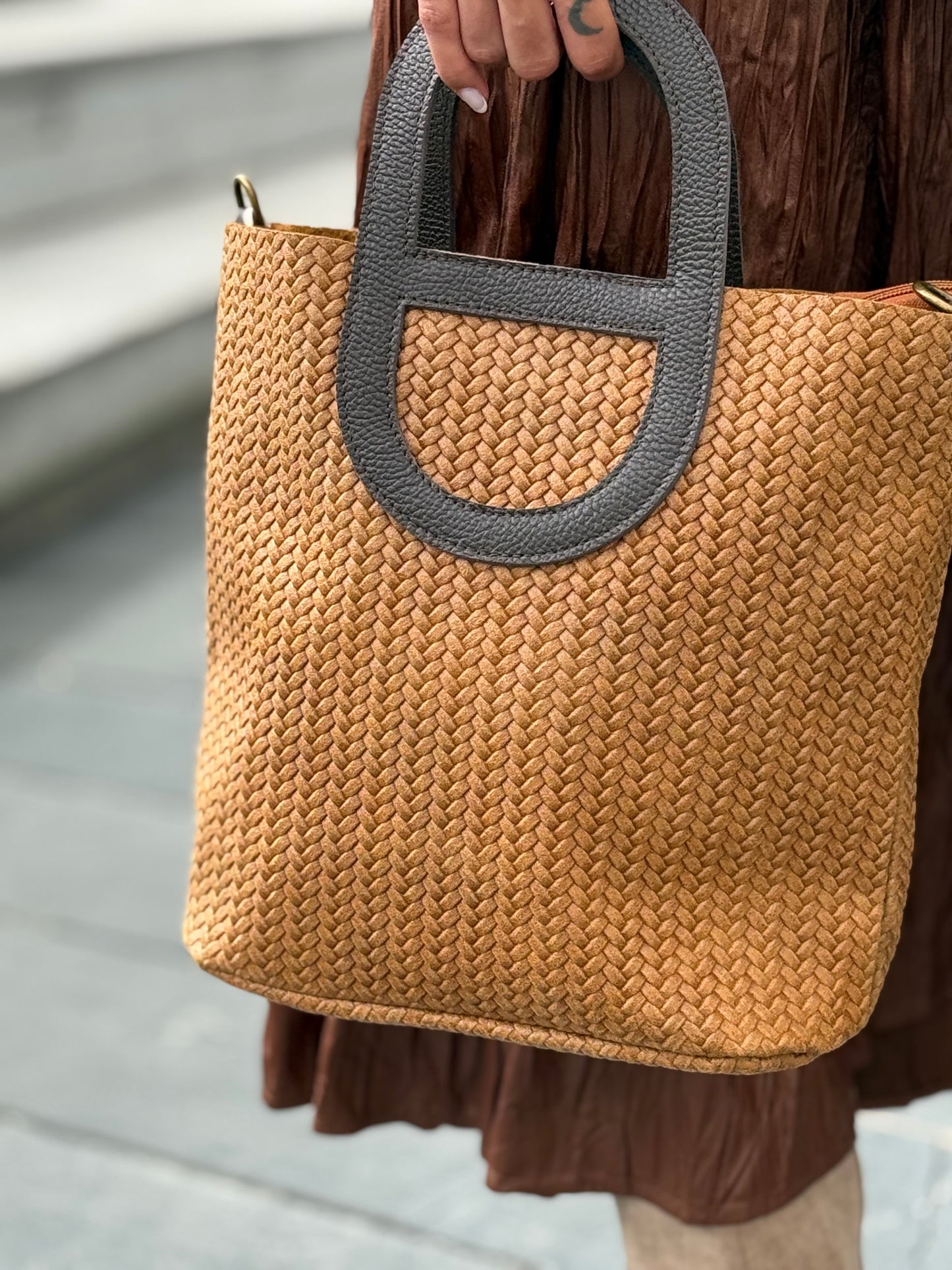 BOLSO NAPOLES CAMEL