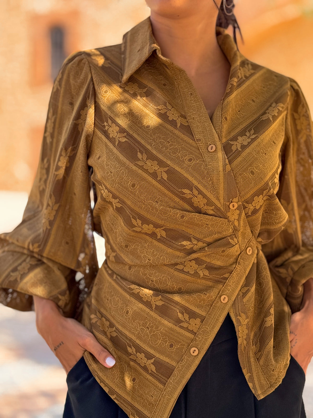 BLUSA OLIVA