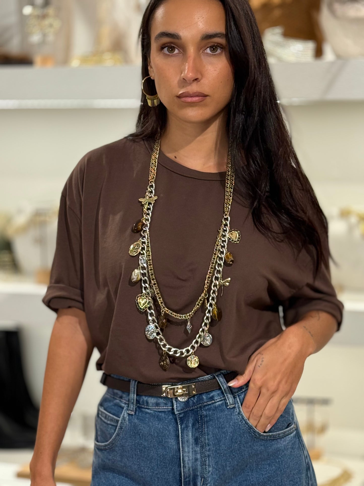 CAMISETA BASIC BROWN