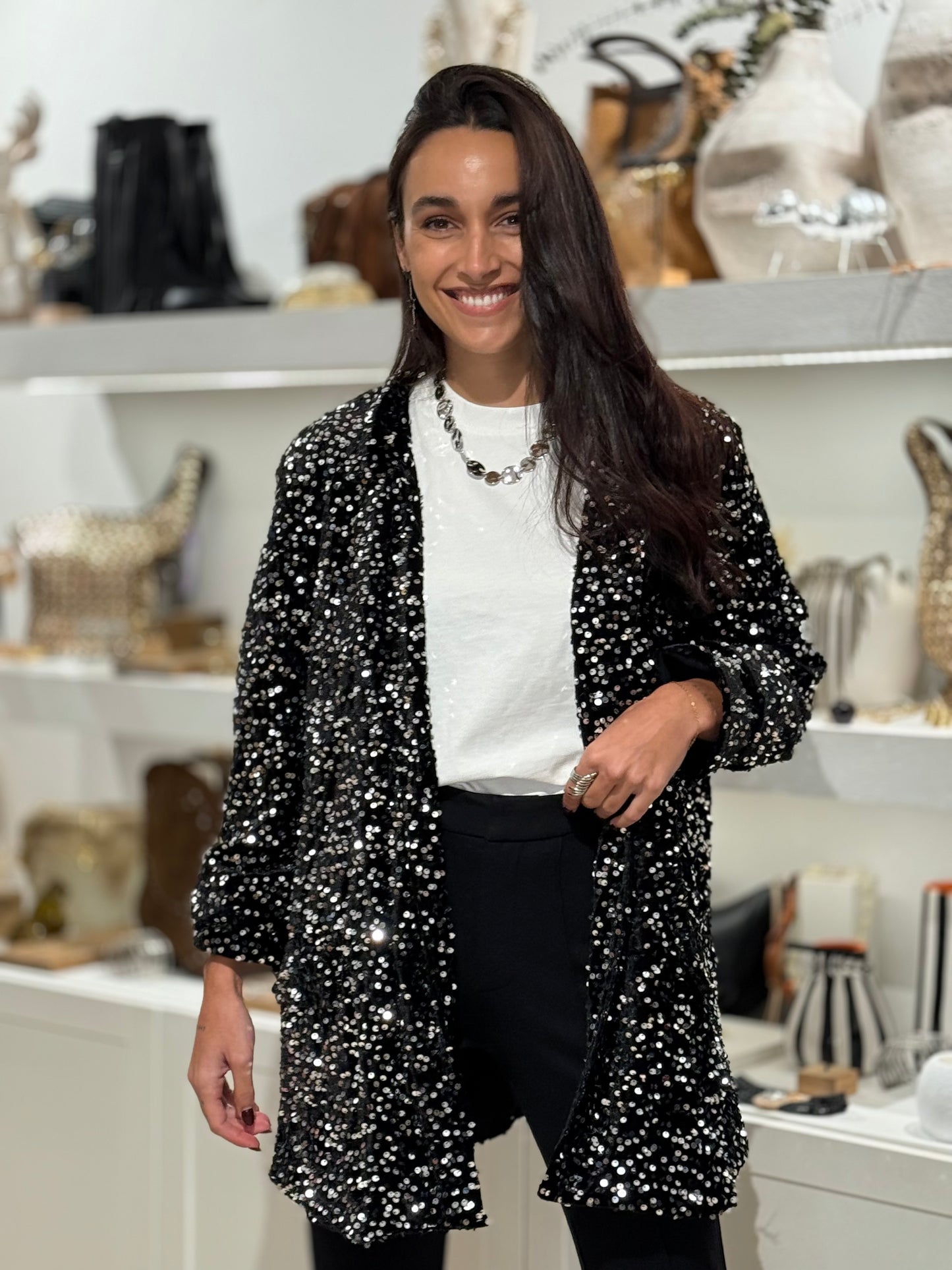 BLAZER TERCIOPELO SILVER