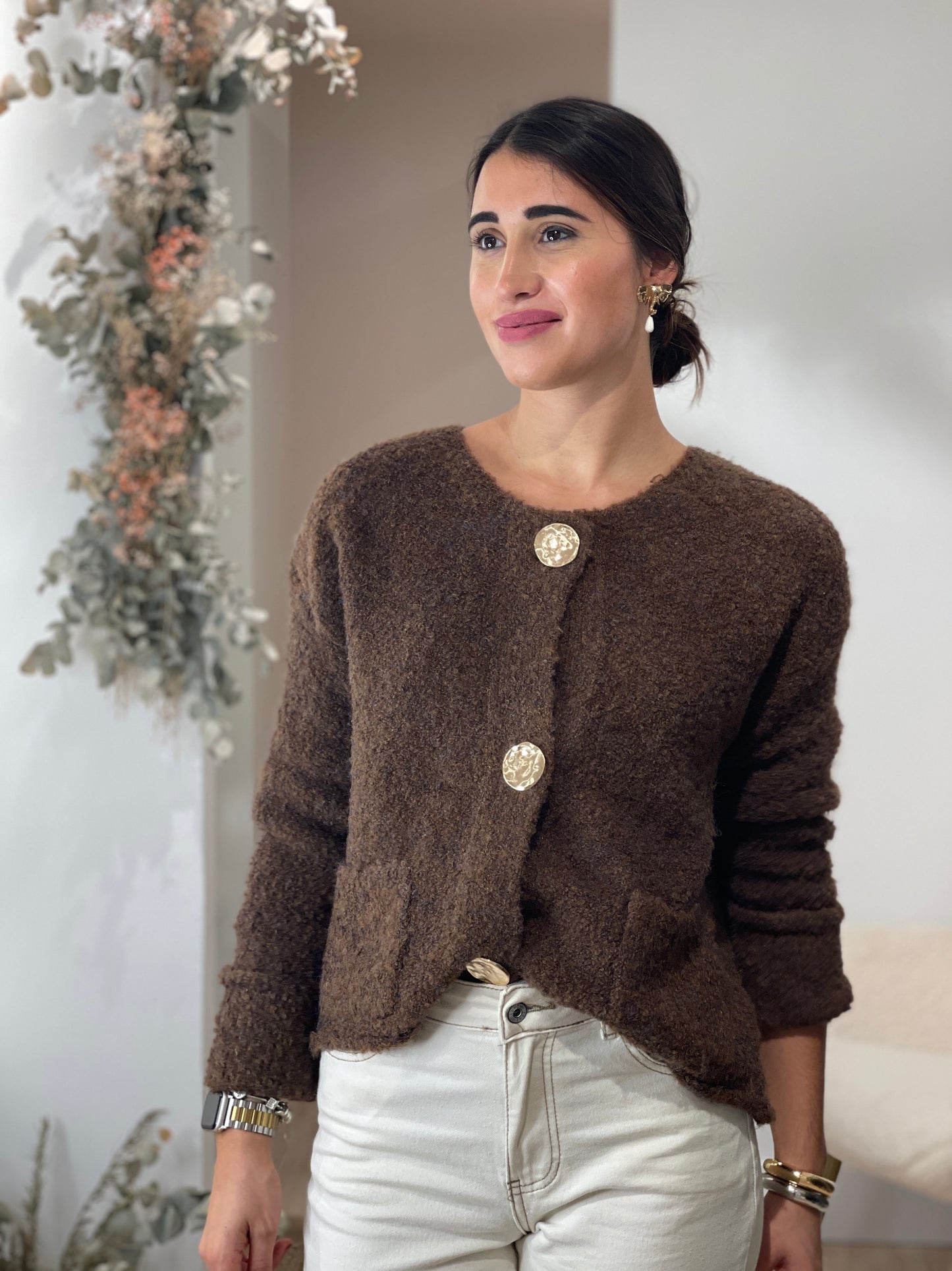 CARDIGAN BROWN