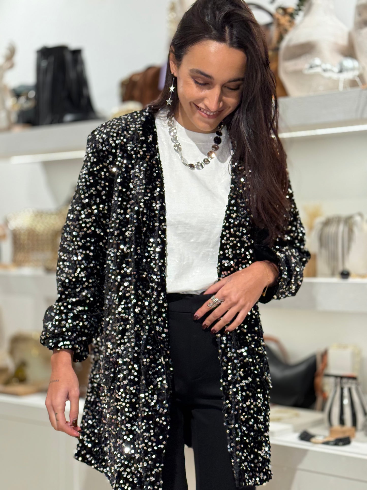 BLAZER TERCIOPELO SILVER