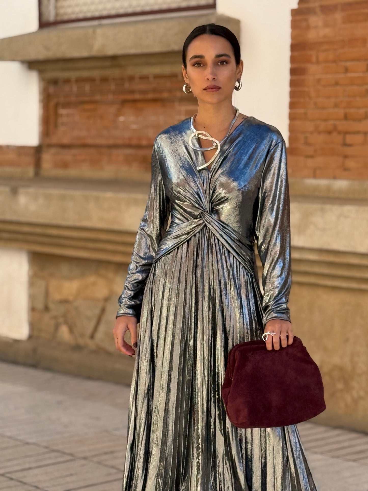 BOLSO ALLEGRA BURDEOS