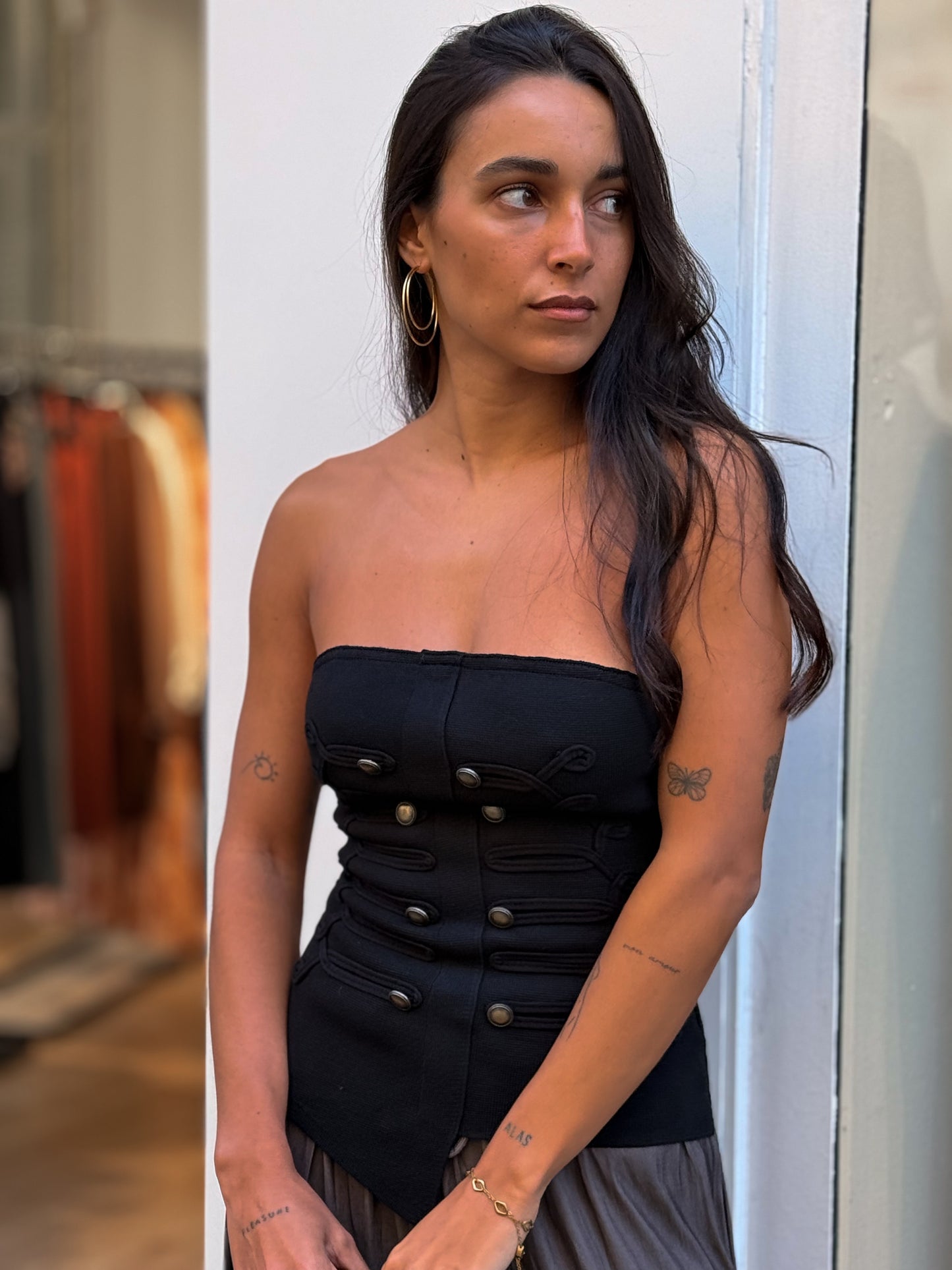 TOP  MILITAR BLACK