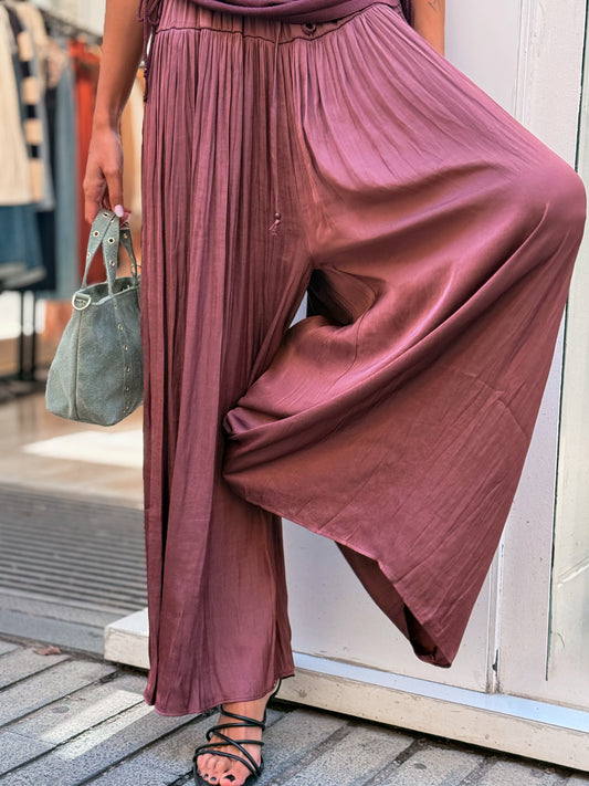 PANTALON SATEN BUGANVILLA