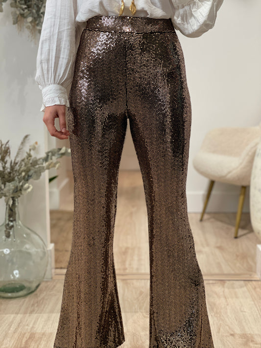 PANTALON PARTY GOLD