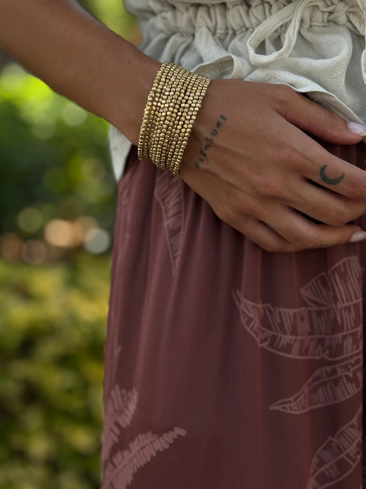 PULSERA INDHIA DORADA