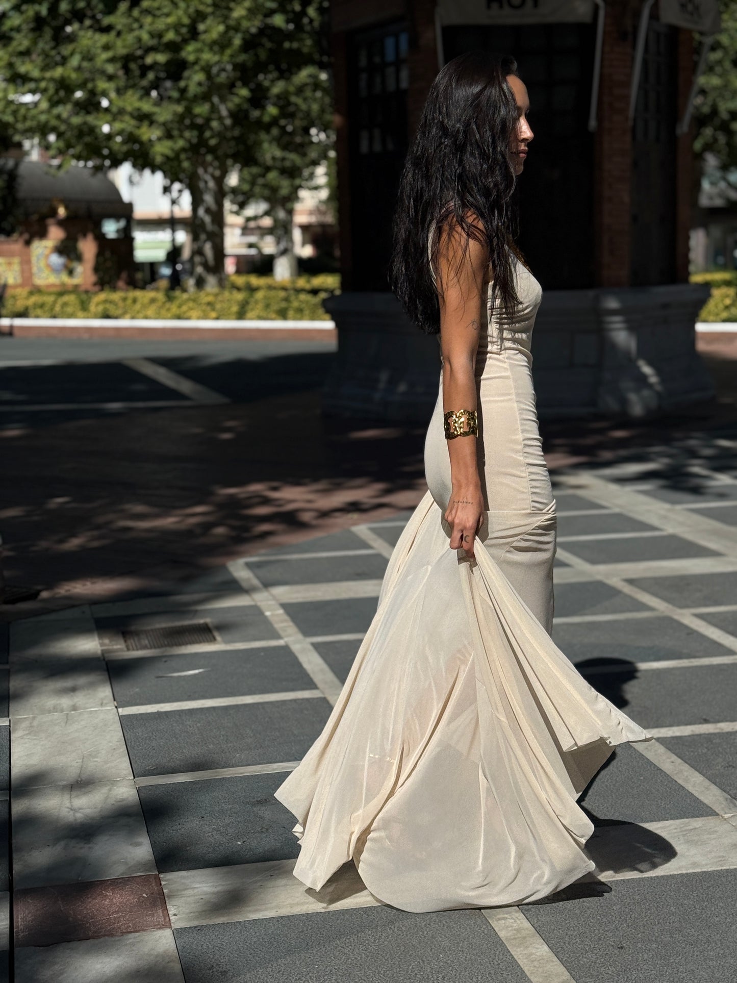 VESTIDO SICILIA BEIGE