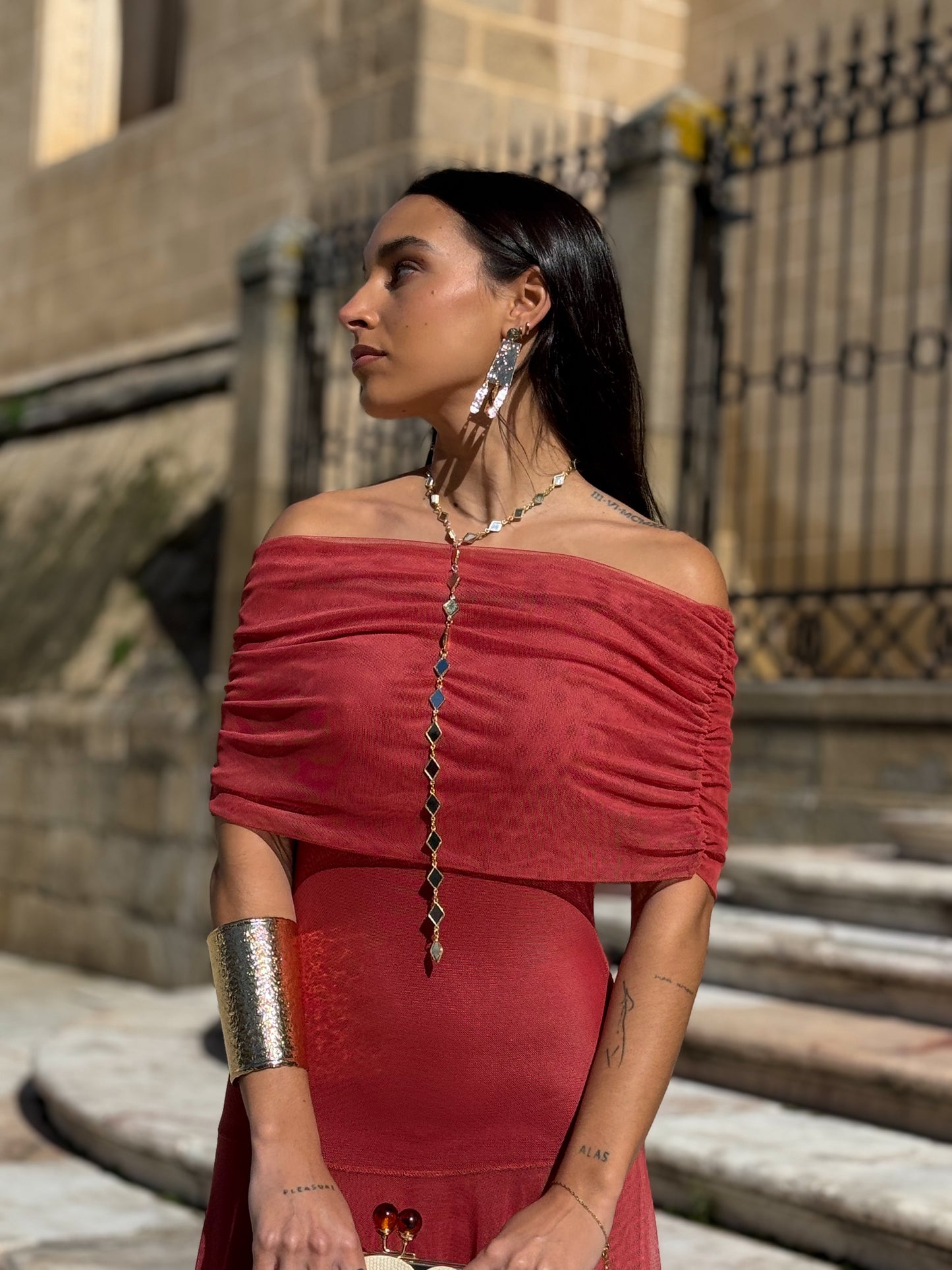 VESTIDO VERA TERRACOTA