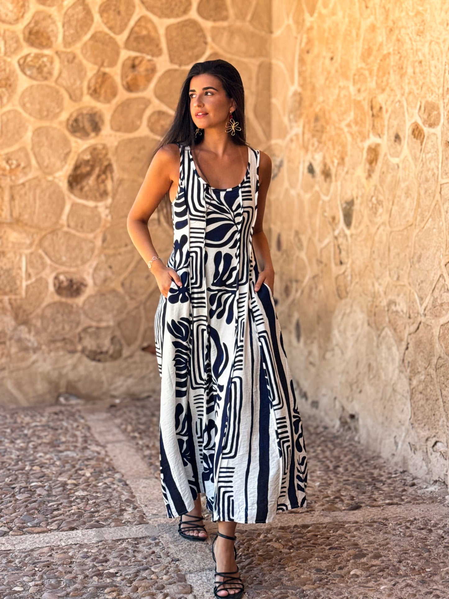 VESTIDO AFRICA BLUE
