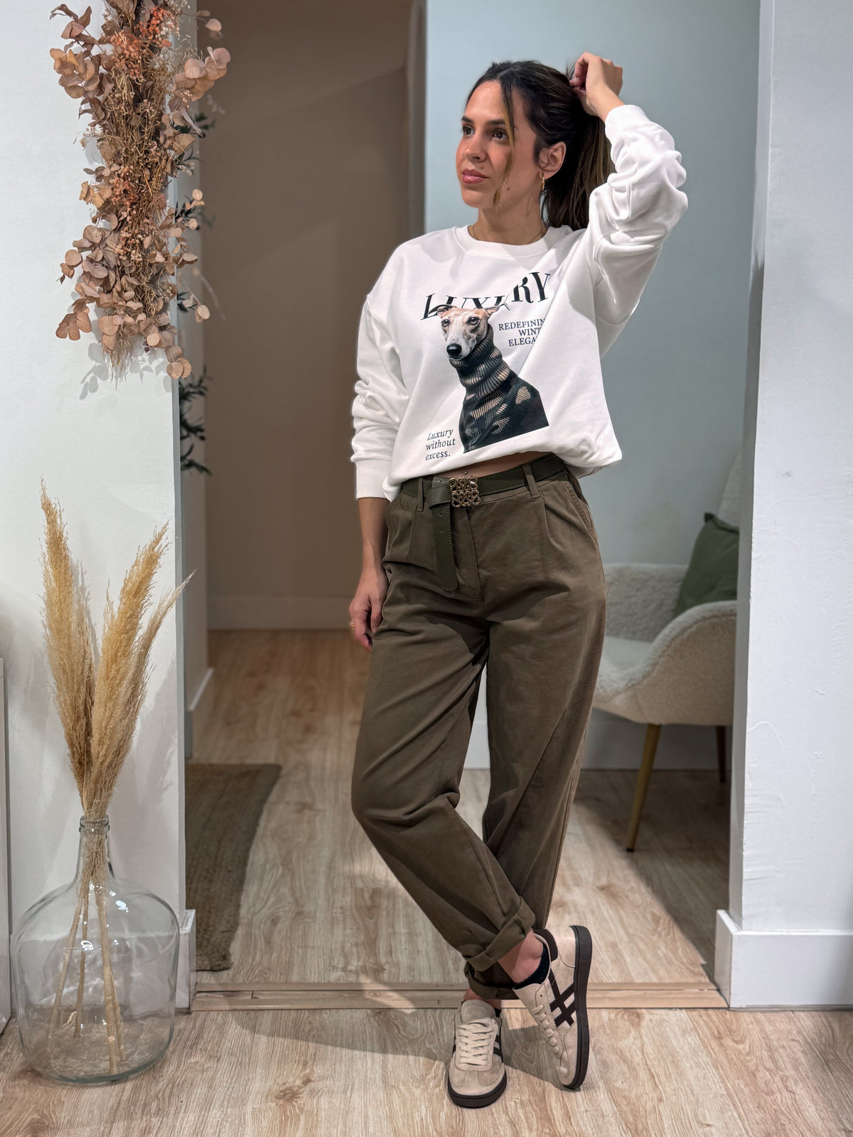SLOUCHY CAQUI