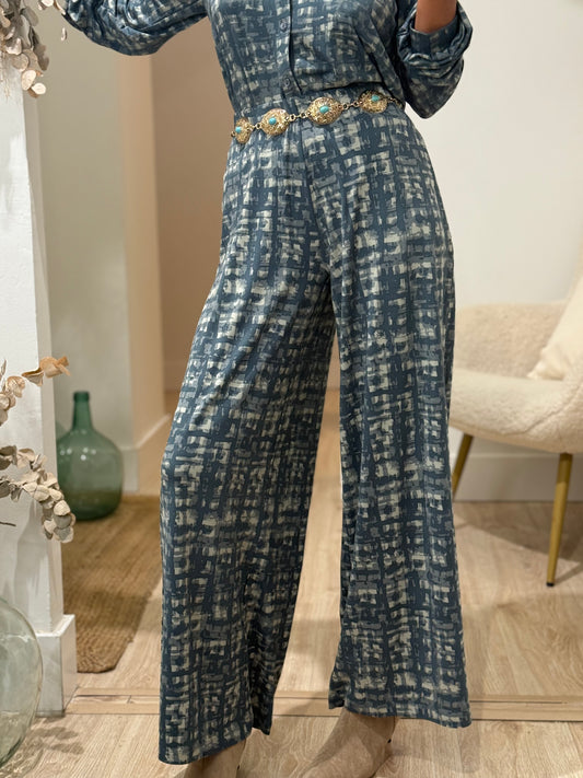 PANTALON OMER BLUE