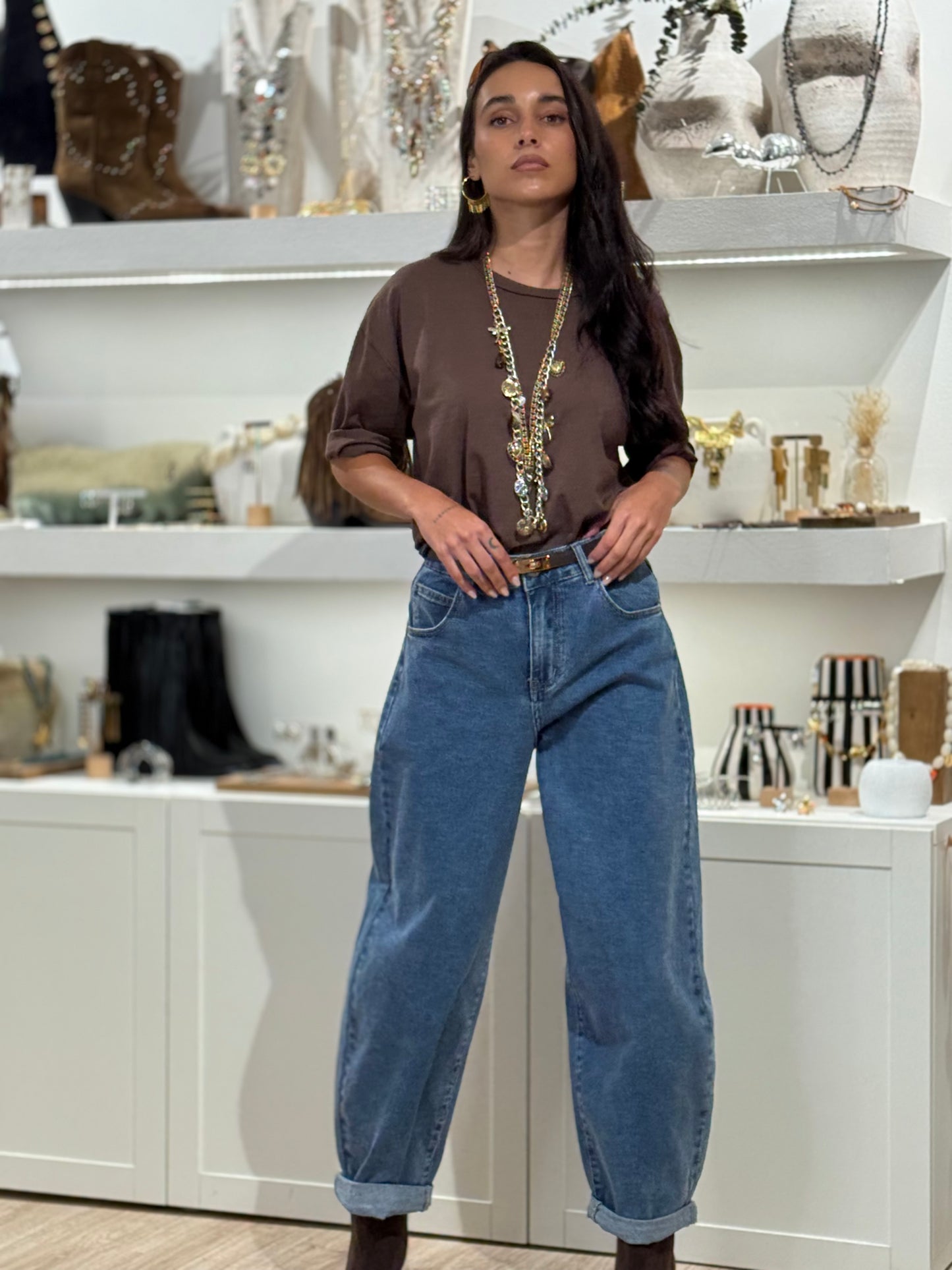 CAMISETA BASIC BROWN