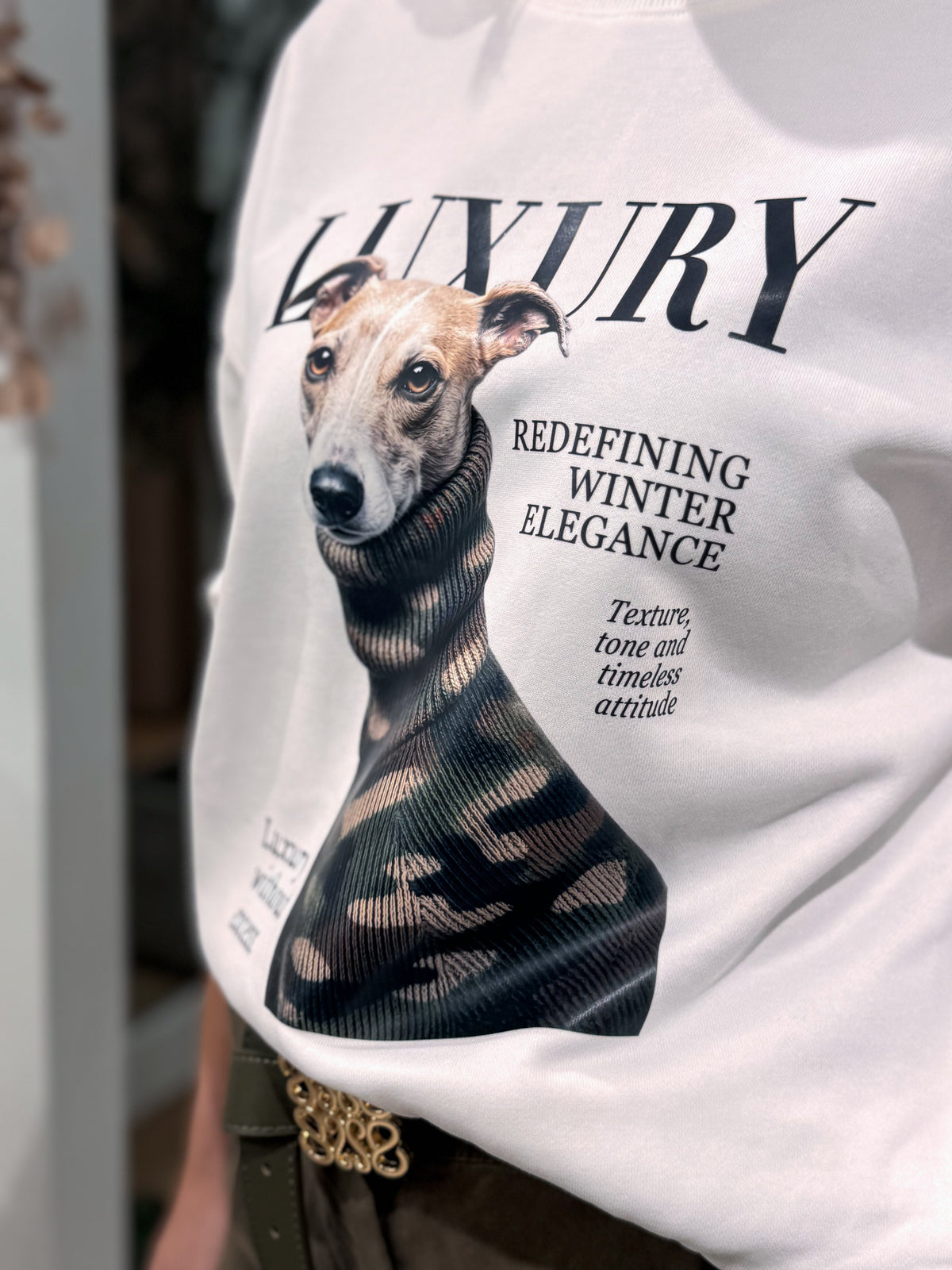 SUDADERA LUXURY DOG
