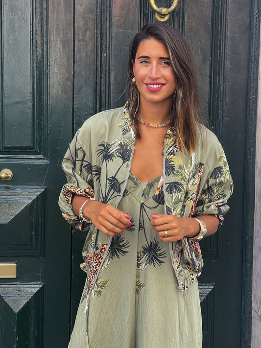 BOMBER SAFARI GREEN