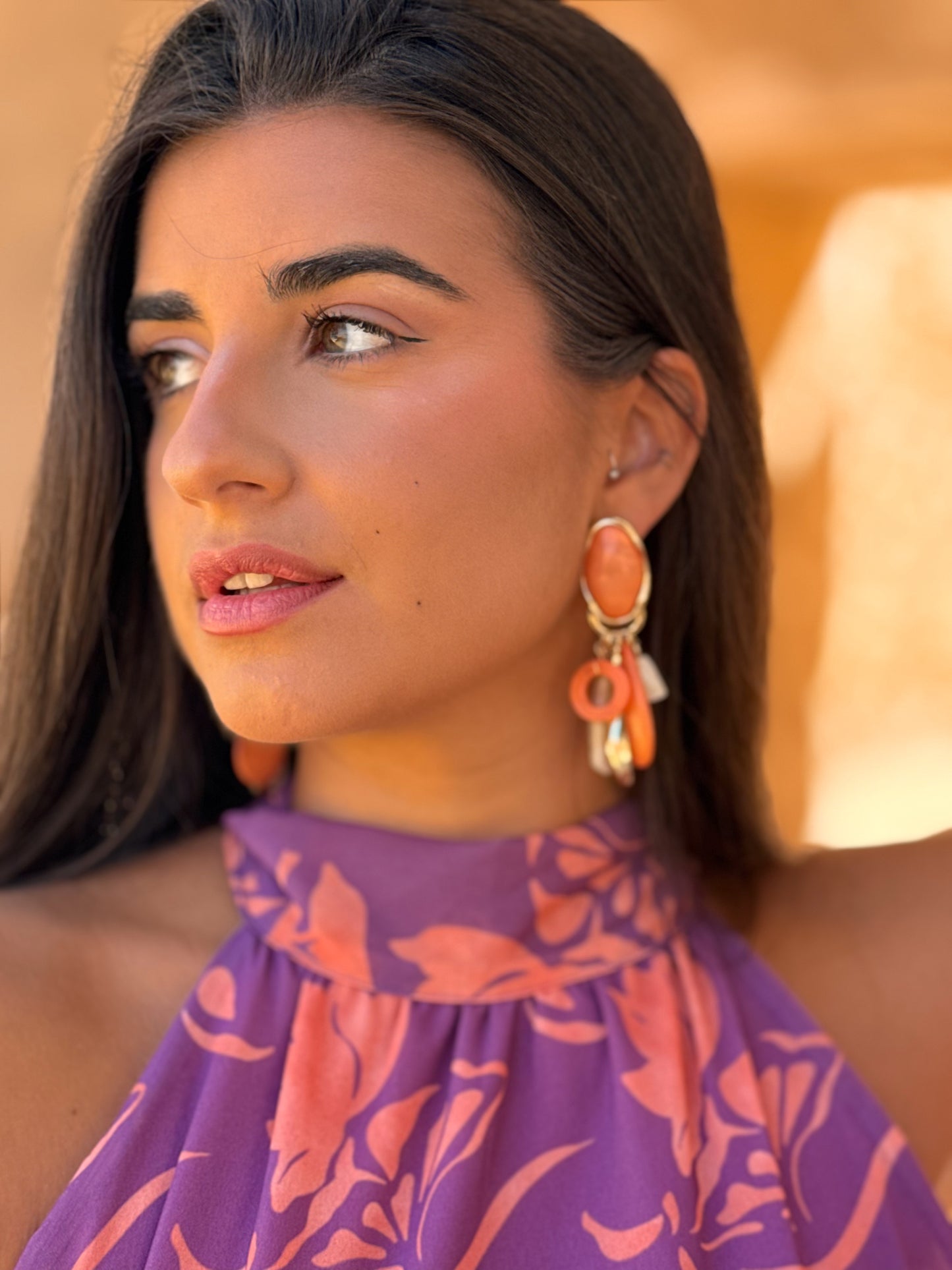 PENDIENTES KALEA ORANGE