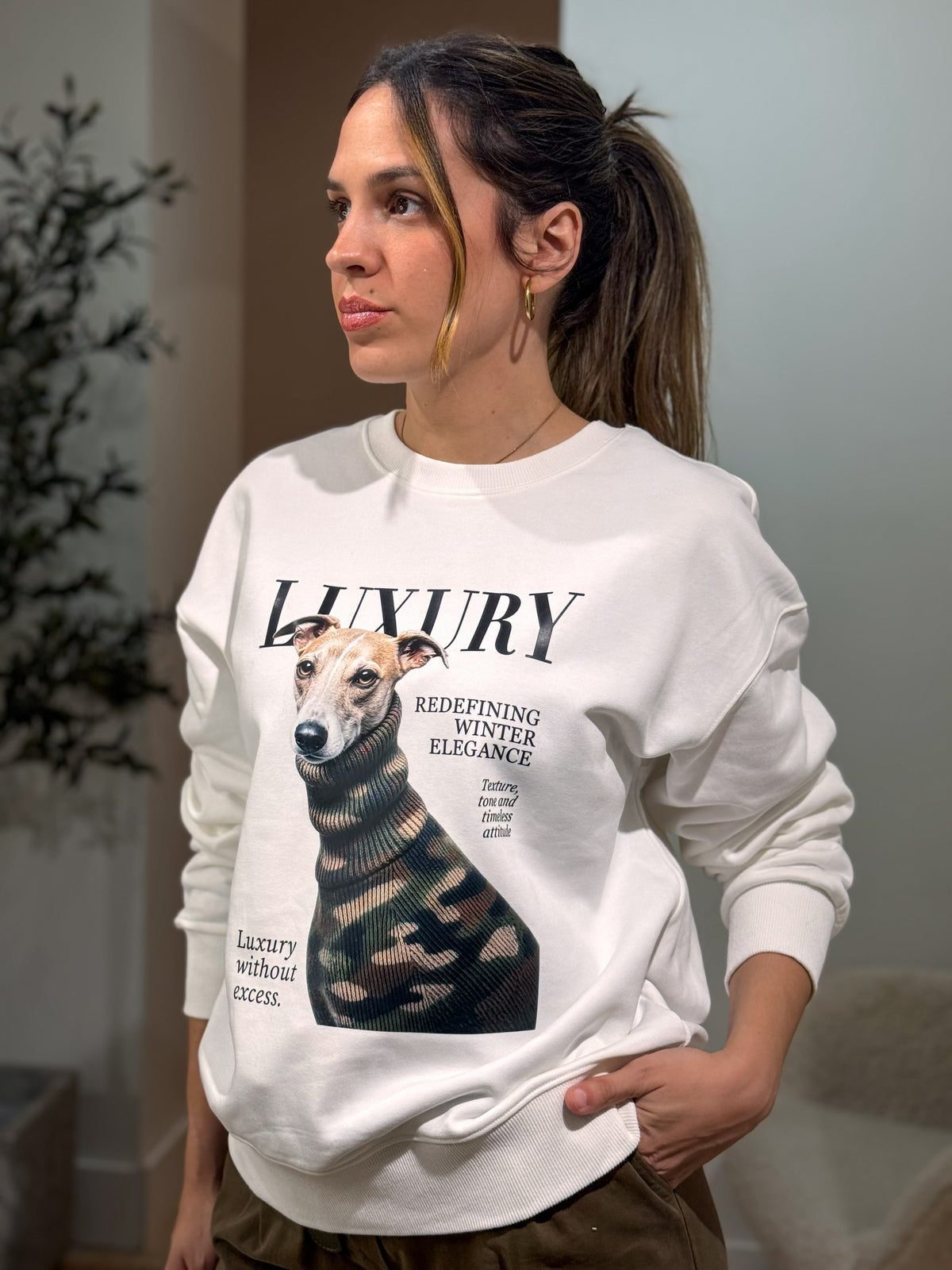 SUDADERA LUXURY DOG
