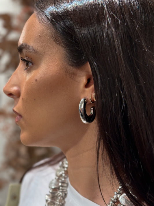 PENDIENTES SELENE PLATEADO