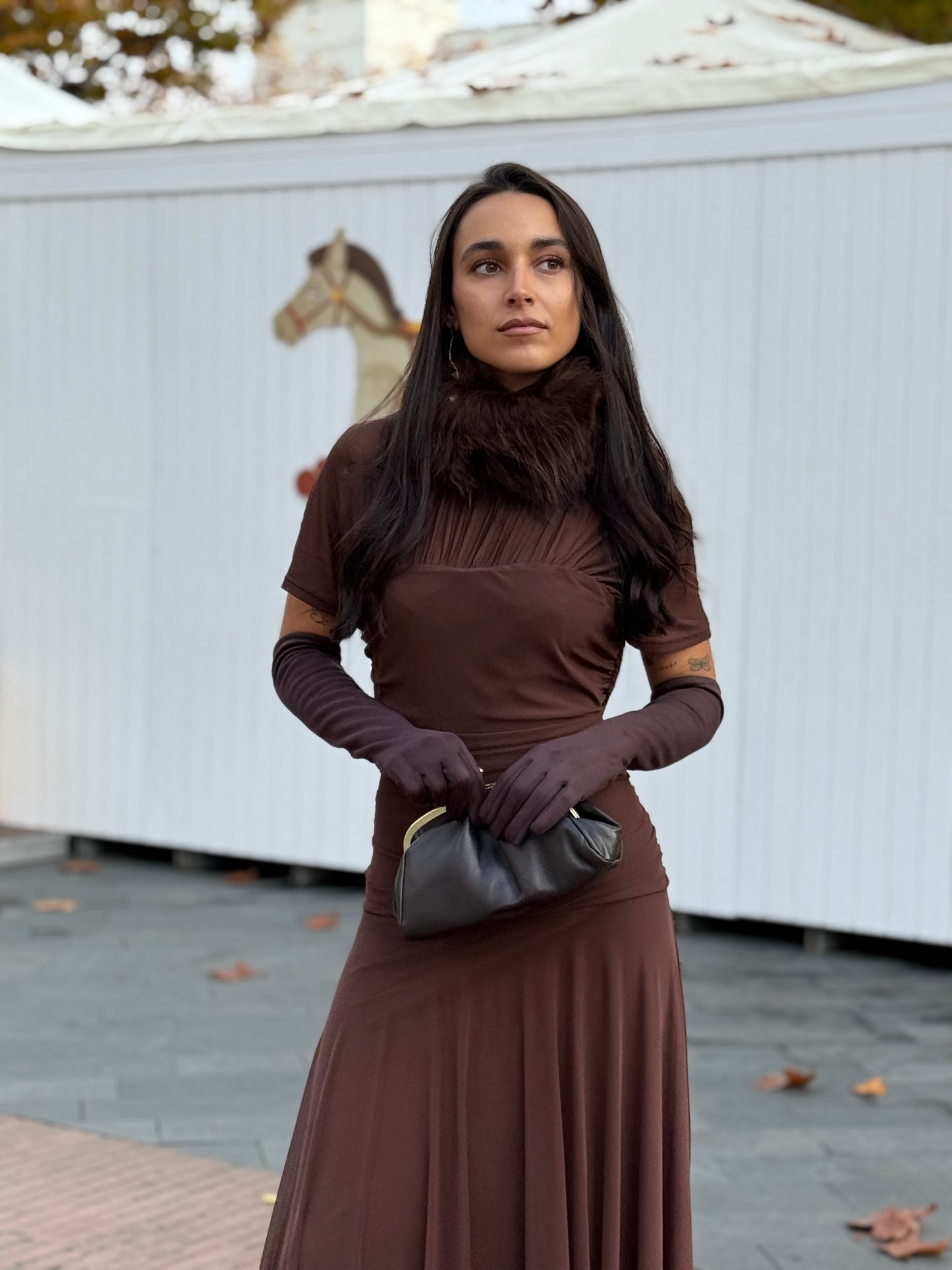 VESTIDO BENEDETTA BROWN