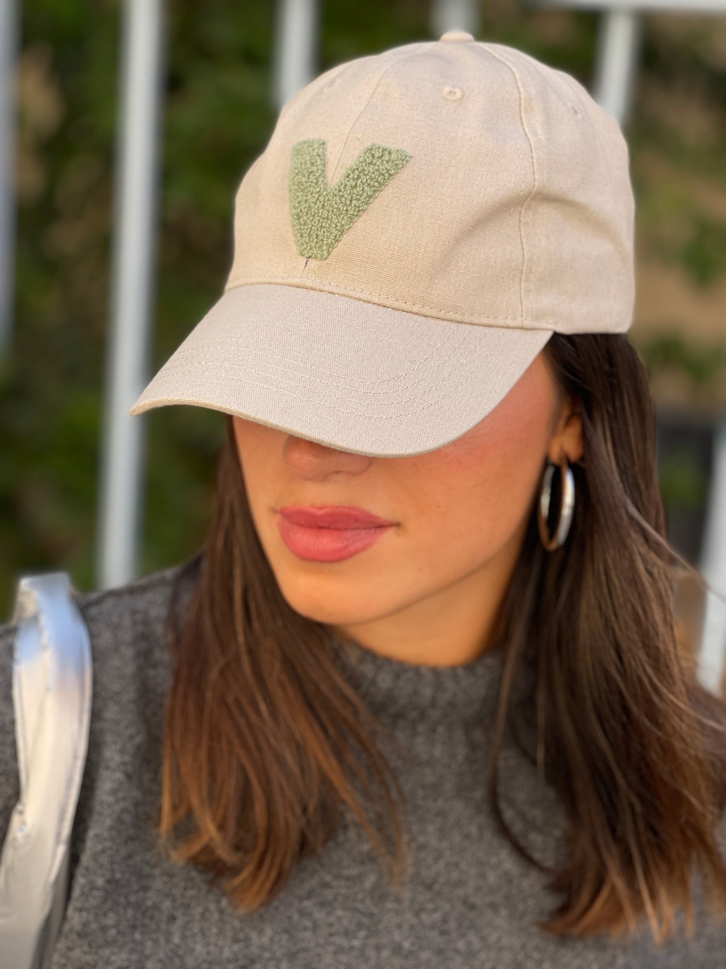 GORRA V GREEN