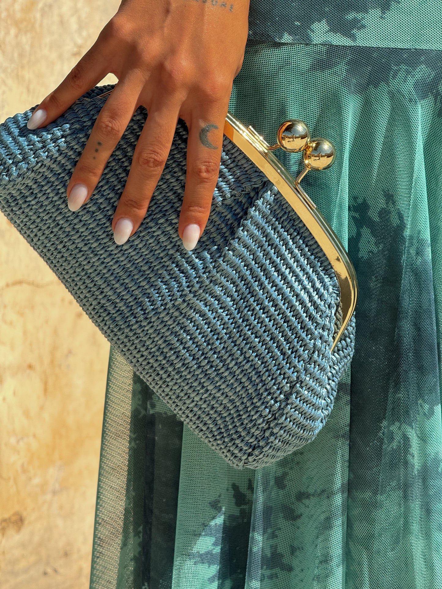 BOLSO PANAMA BLUE