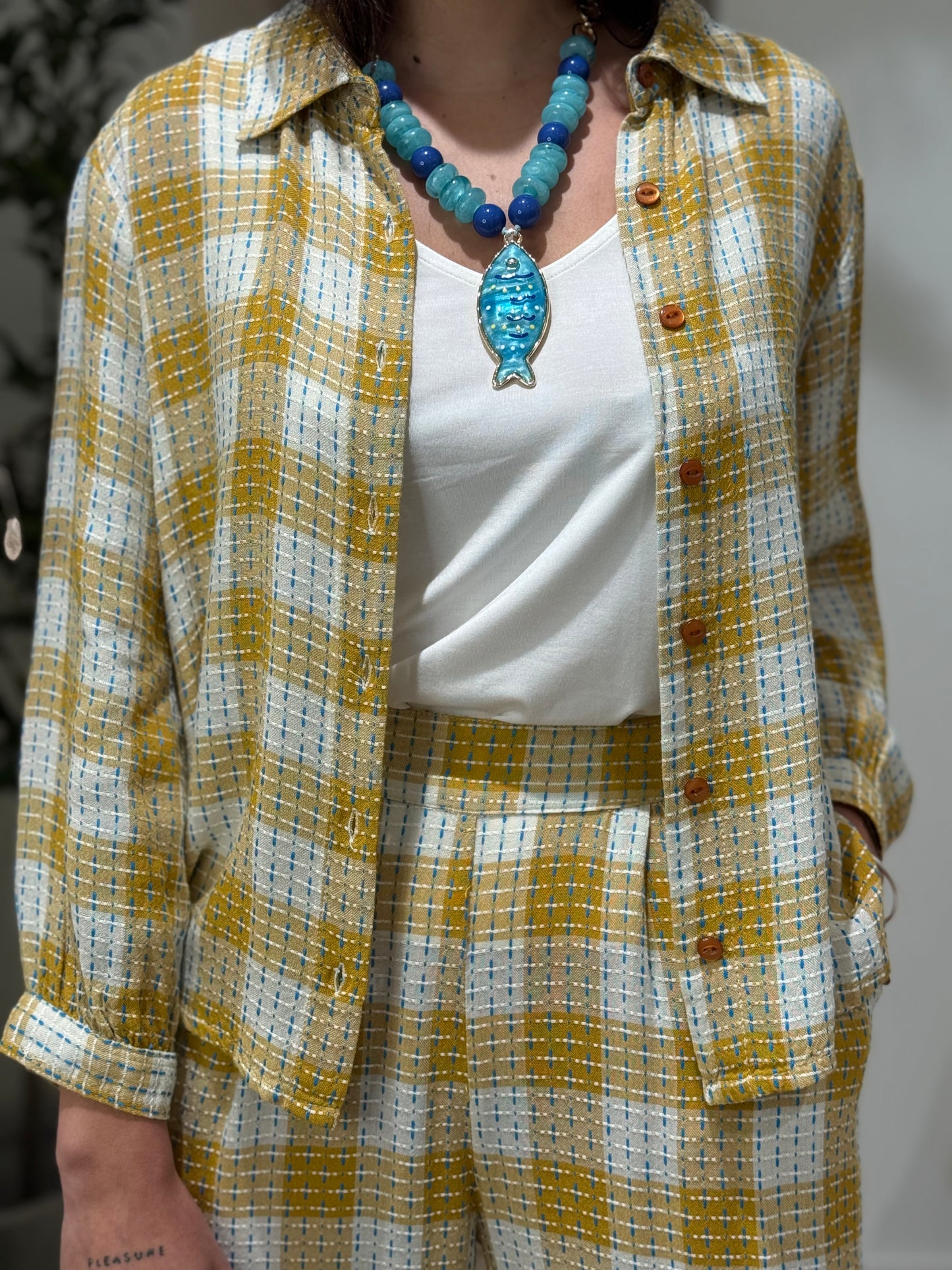 CAMISA SQUARE YELLOW