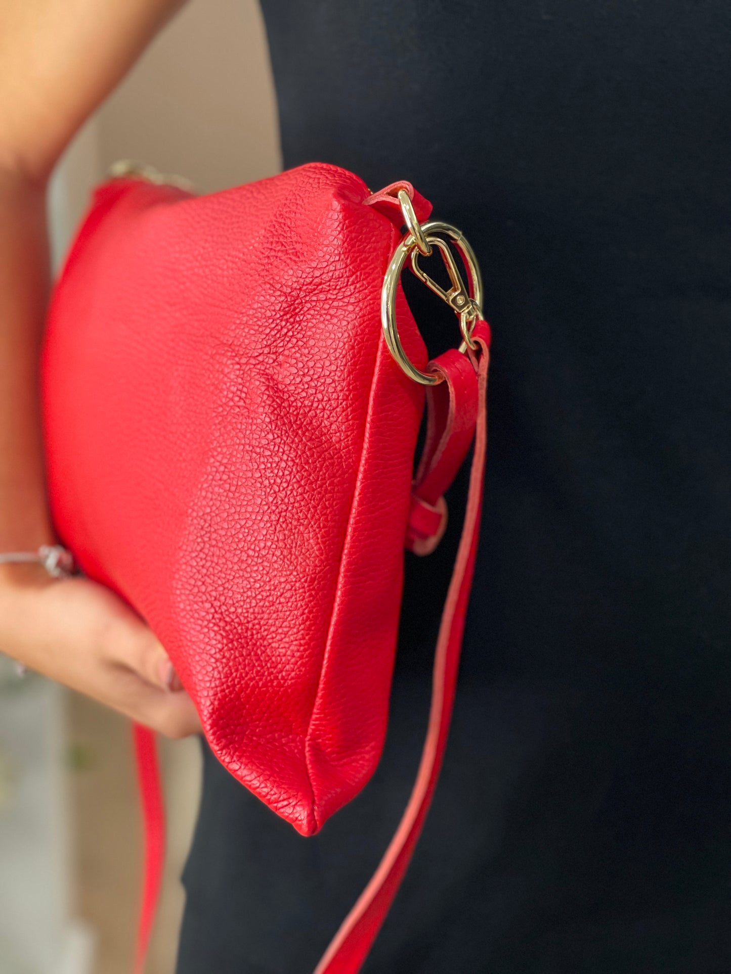 BOLSO  PIEL RED