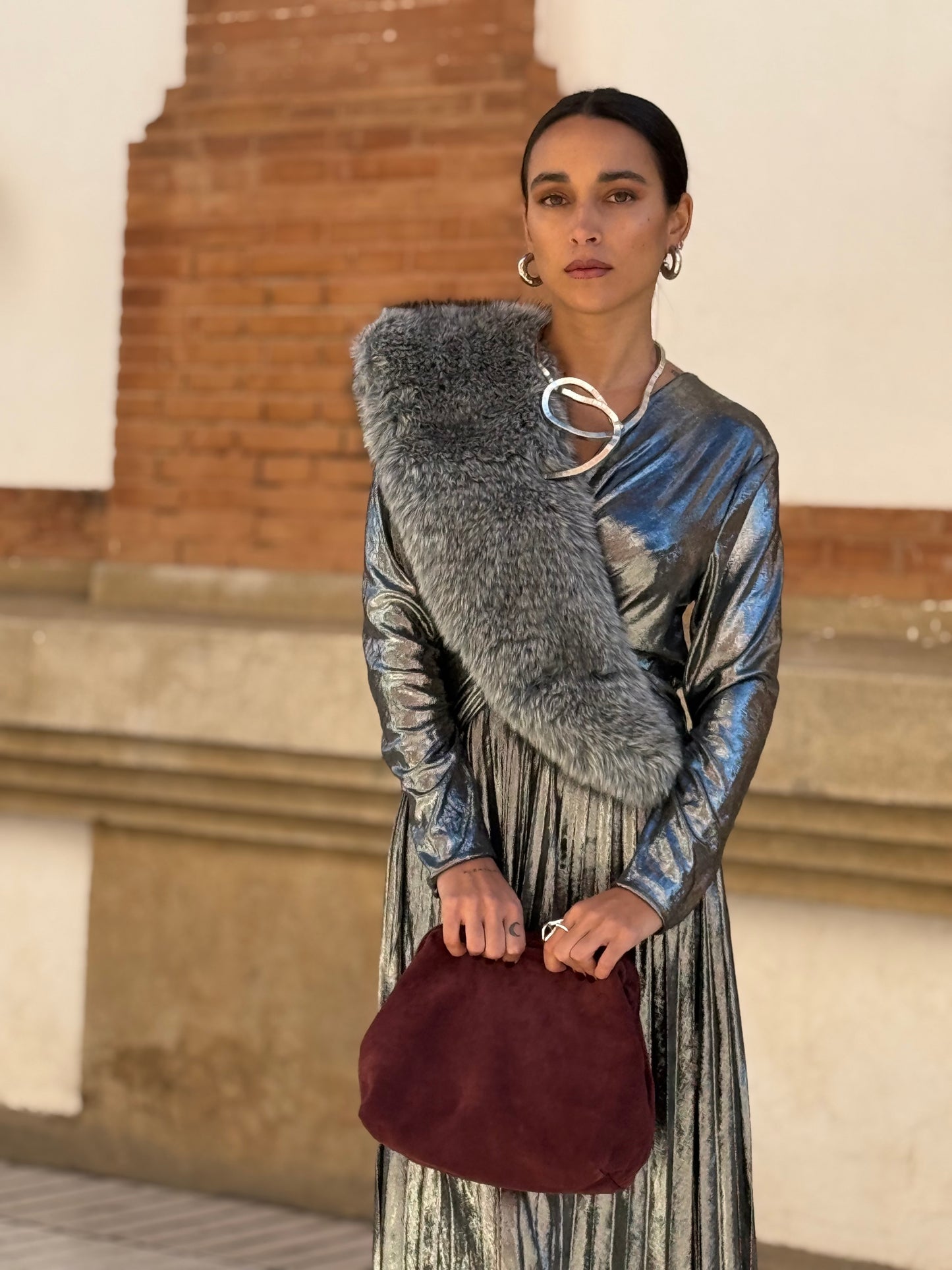 BOLSO ALLEGRA BURDEOS