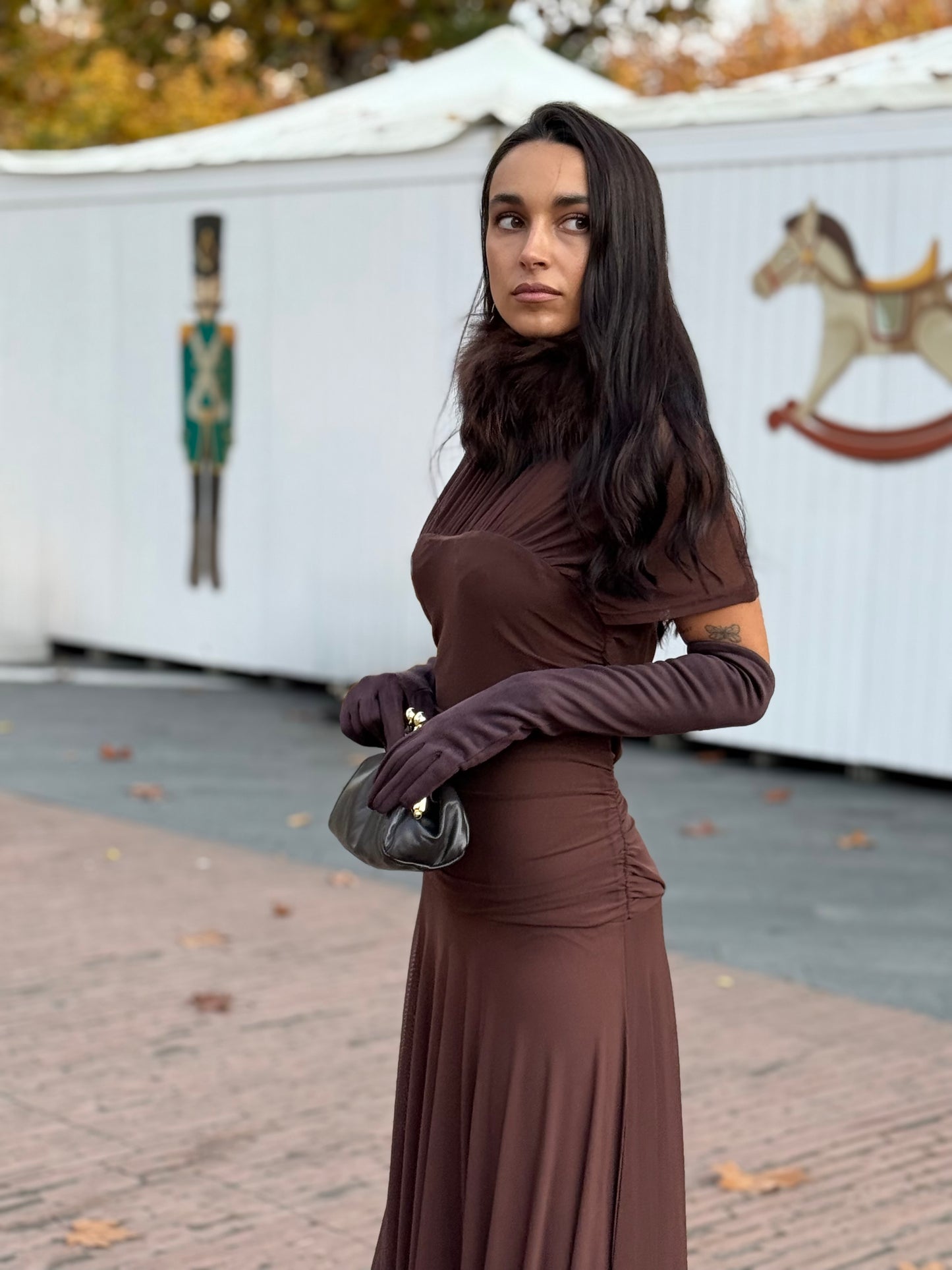 VESTIDO BENEDETTA BROWN