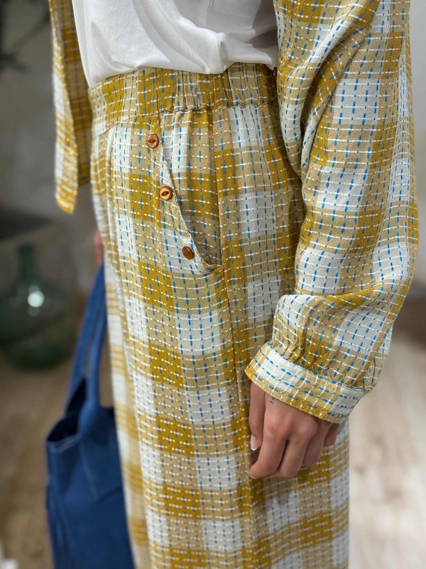 PANTALON SQUARE YELLOW