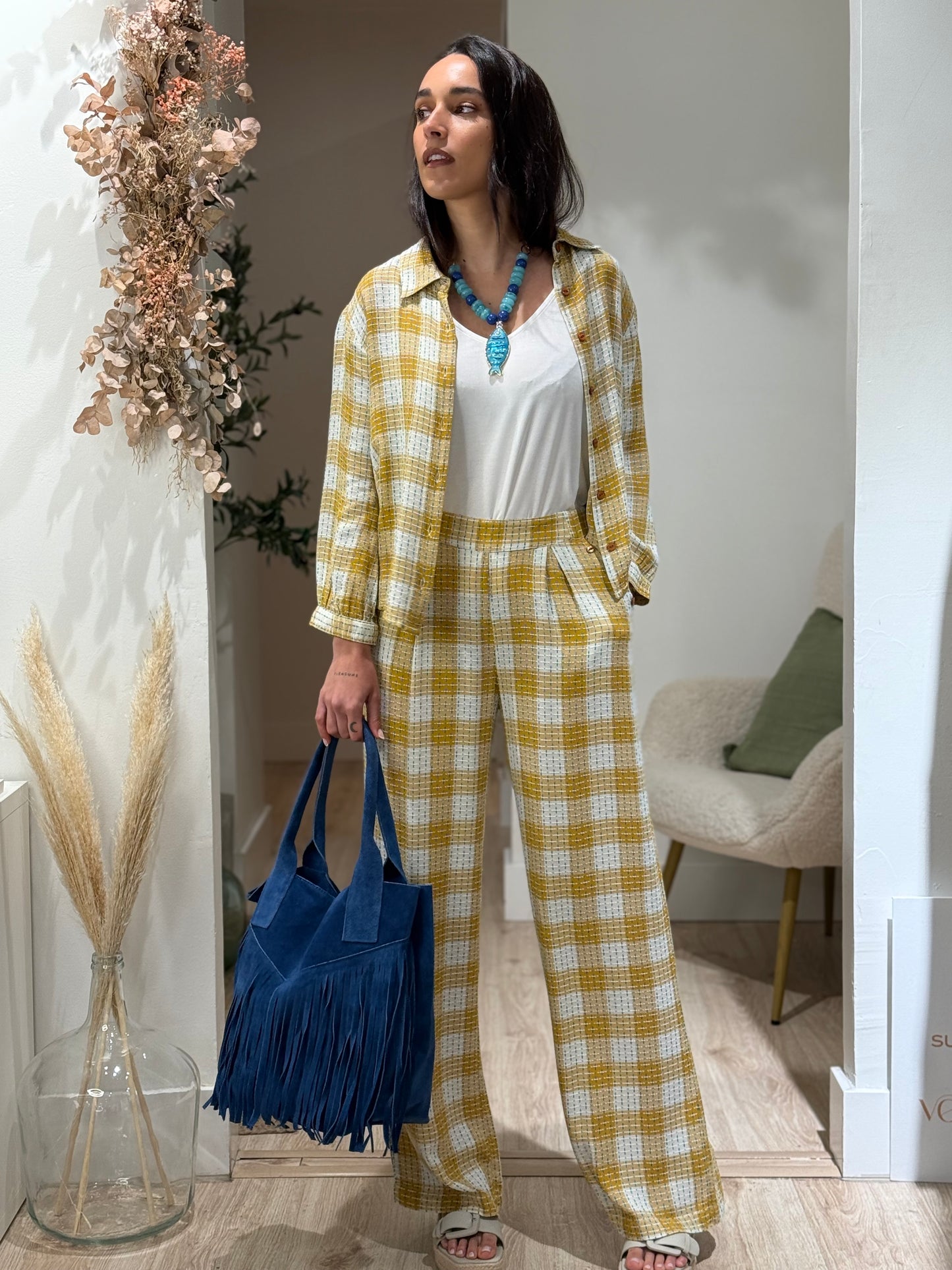CAMISA SQUARE YELLOW