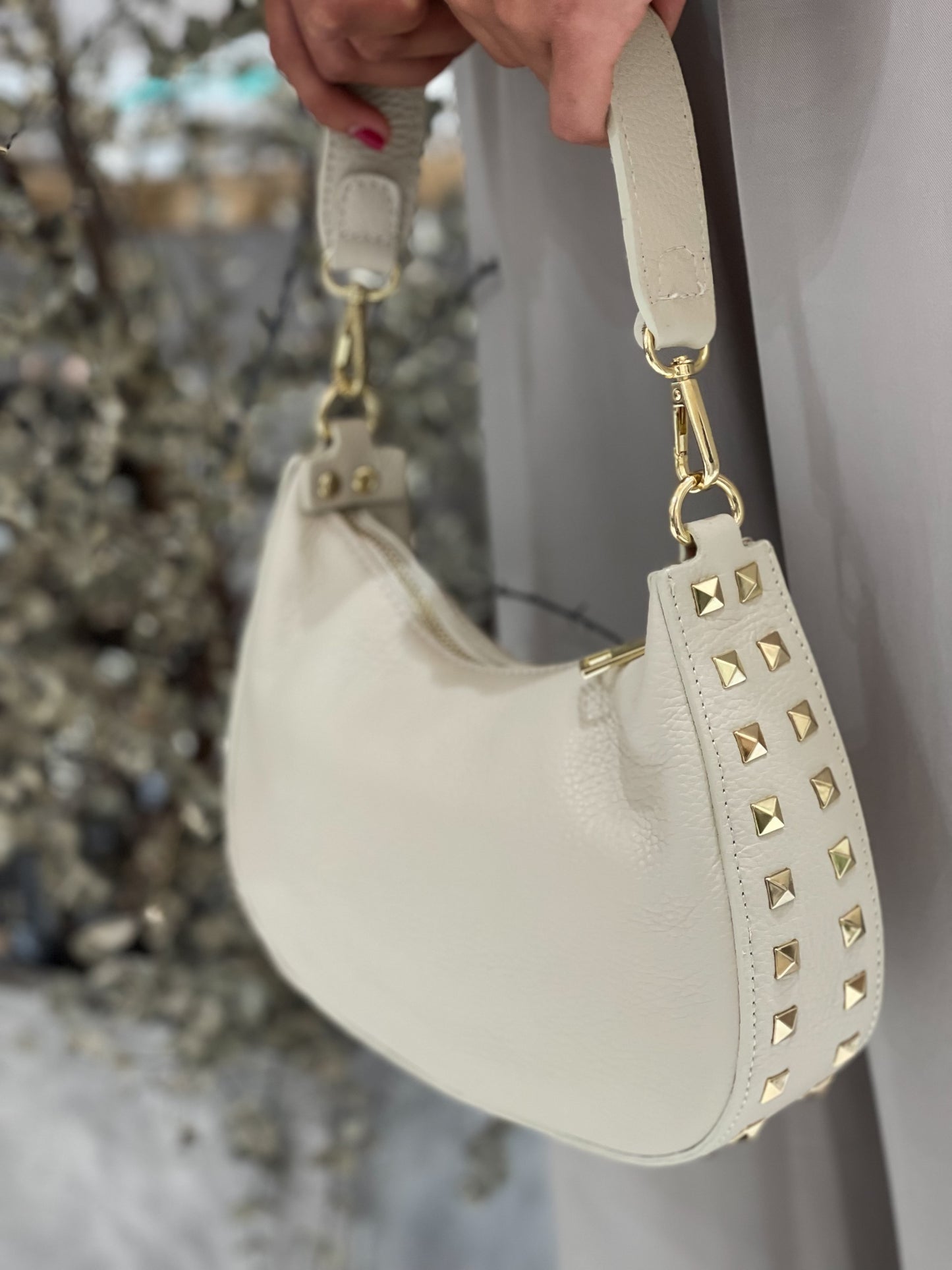 BOLSO  DIAMOND BEIGE